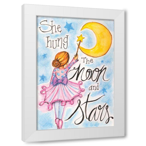 Fairy White Modern Wood Framed Art Print by Seay, Anne
