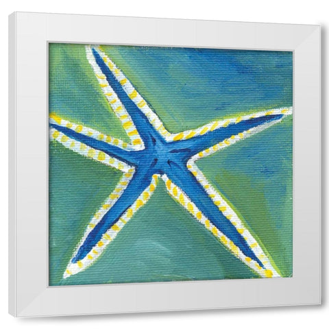 Shell III White Modern Wood Framed Art Print by Seay, Anne