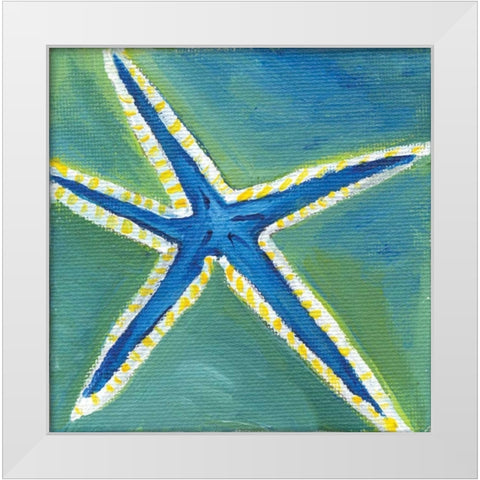 Shell III White Modern Wood Framed Art Print by Seay, Anne
