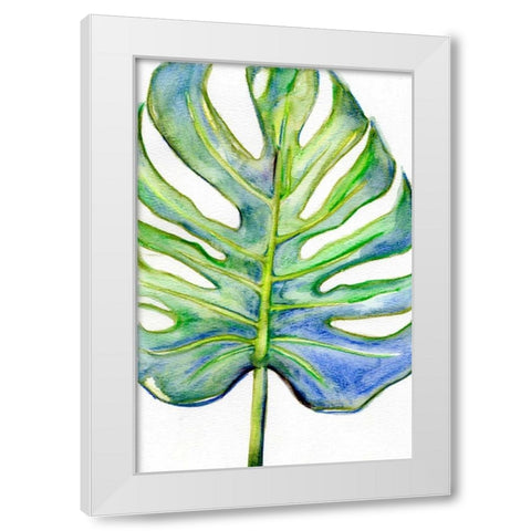 Tropical I White Modern Wood Framed Art Print by Seay, Anne