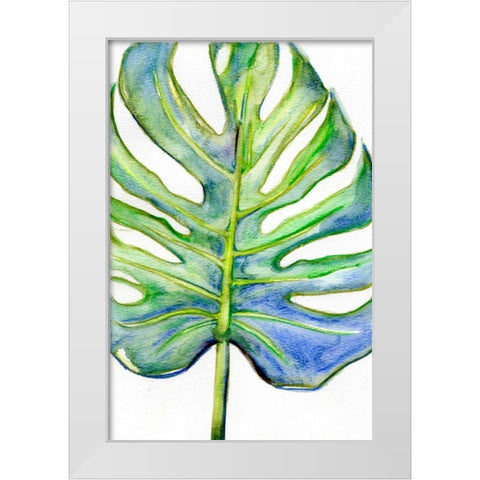 Tropical I White Modern Wood Framed Art Print by Seay, Anne