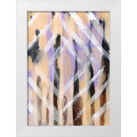 Abstract II White Modern Wood Framed Art Print by Seay, Anne