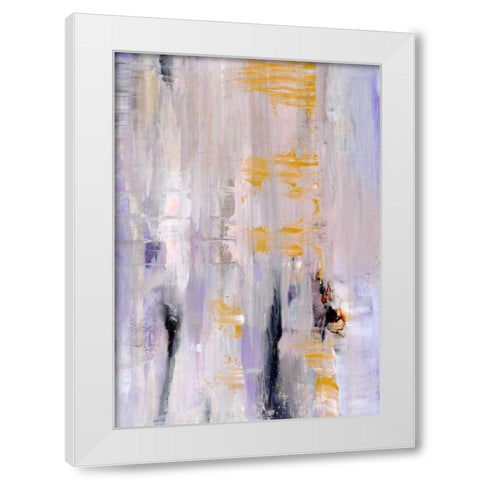 Abstract I White Modern Wood Framed Art Print by Seay, Anne