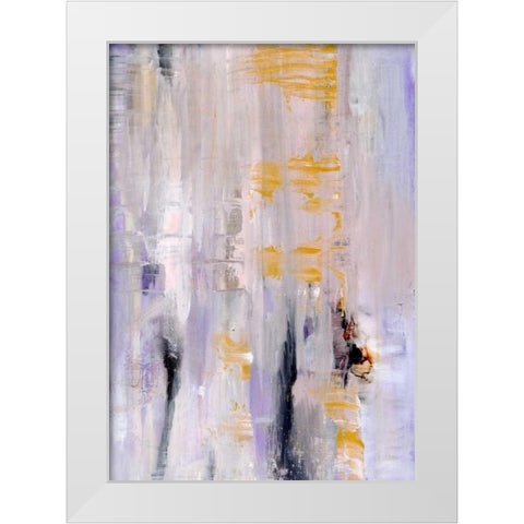 Abstract I White Modern Wood Framed Art Print by Seay, Anne
