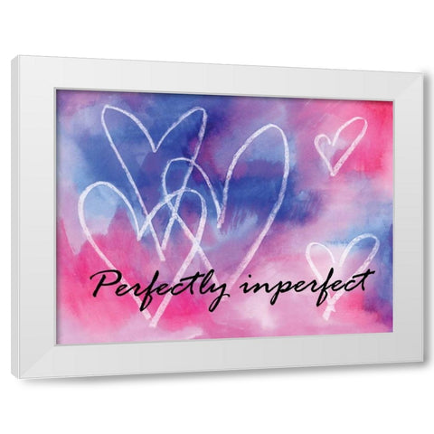 Perfectly Imperfect White Modern Wood Framed Art Print by Seay, Anne