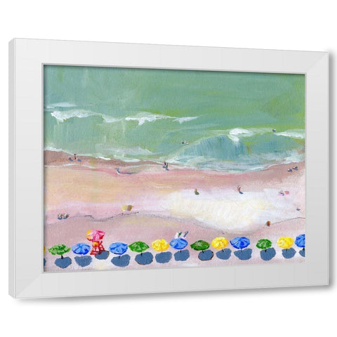 Myrtle Morning II White Modern Wood Framed Art Print by Seay, Anne