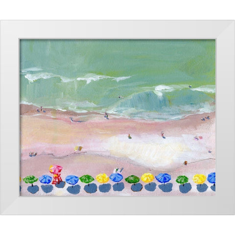 Myrtle Morning II White Modern Wood Framed Art Print by Seay, Anne