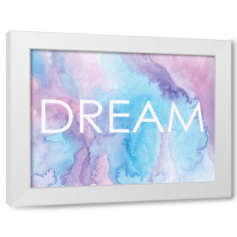 Dream White Modern Wood Framed Art Print by Seay, Anne