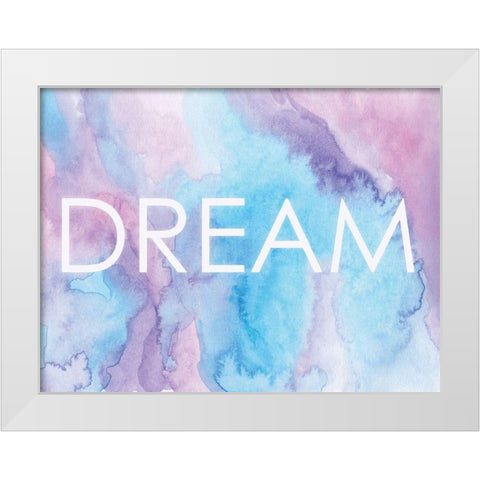 Dream White Modern Wood Framed Art Print by Seay, Anne