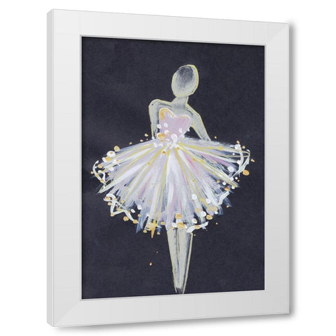 Runway Fashion II White Modern Wood Framed Art Print by Seay, Anne