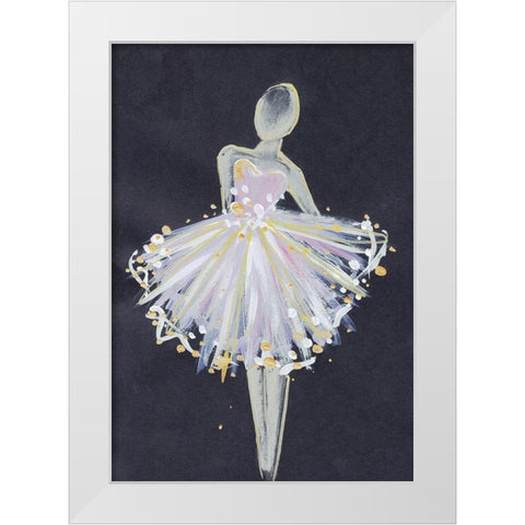 Runway Fashion II White Modern Wood Framed Art Print by Seay, Anne