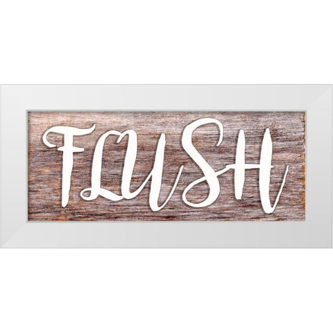 Flush White Modern Wood Framed Art Print by Seay, Anne