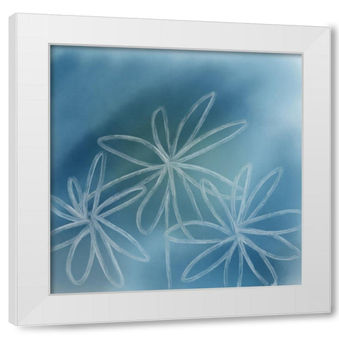 Tropical I White Modern Wood Framed Art Print by Seay, Anne