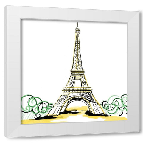 France White Modern Wood Framed Art Print by Seay, Anne