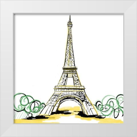 France White Modern Wood Framed Art Print by Seay, Anne