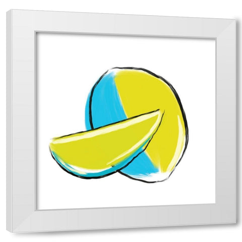 Lemon White Modern Wood Framed Art Print by Seay, Anne