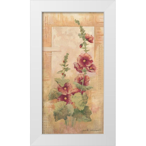 Floral II White Modern Wood Framed Art Print by Phillips, Anita