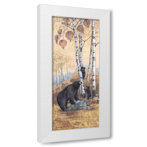 Play Time White Modern Wood Framed Art Print by Phillips, Anita