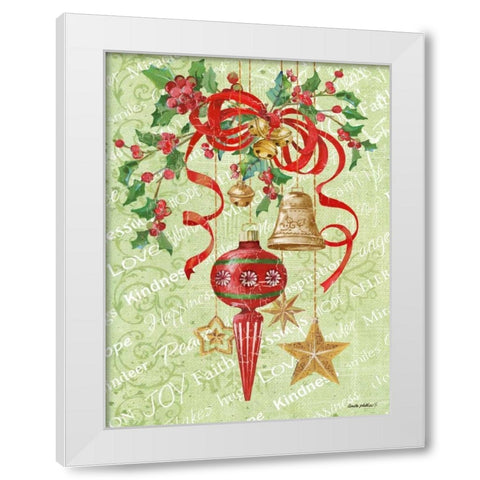Ornaments Inspiration II White Modern Wood Framed Art Print by Phillips, Anita