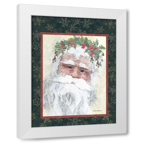Santa II White Modern Wood Framed Art Print by Phillips, Anita