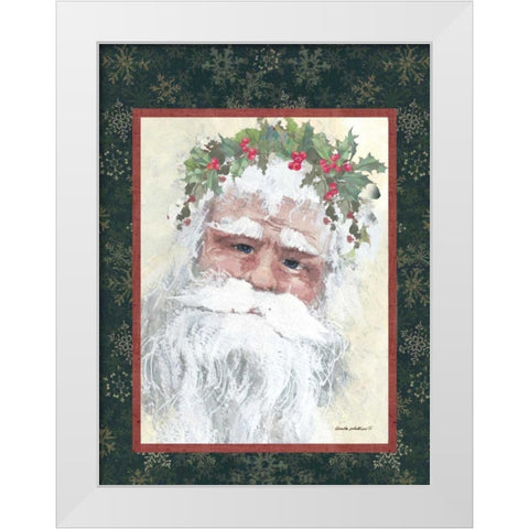 Santa II White Modern Wood Framed Art Print by Phillips, Anita