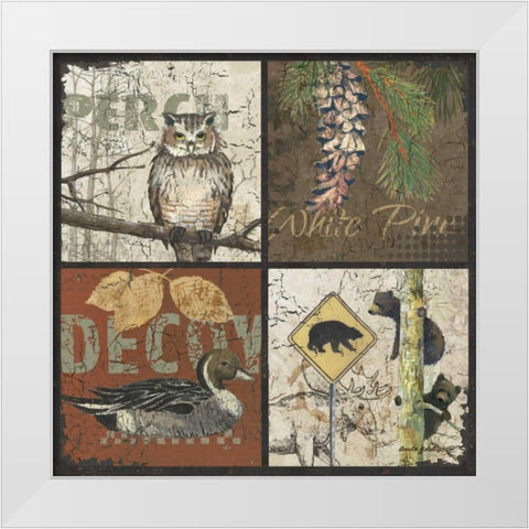 Decoy White Modern Wood Framed Art Print by Phillips, Anita