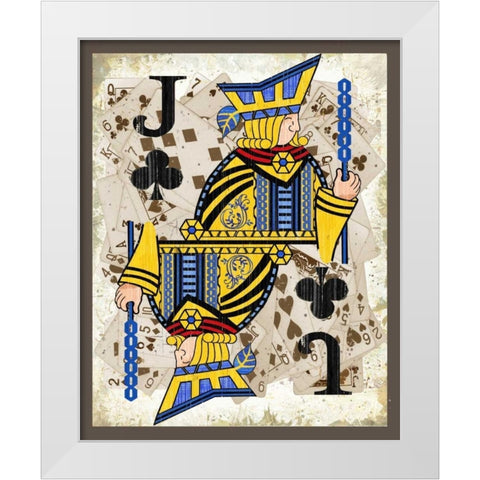 Jacks White Modern Wood Framed Art Print by Phillips, Anita