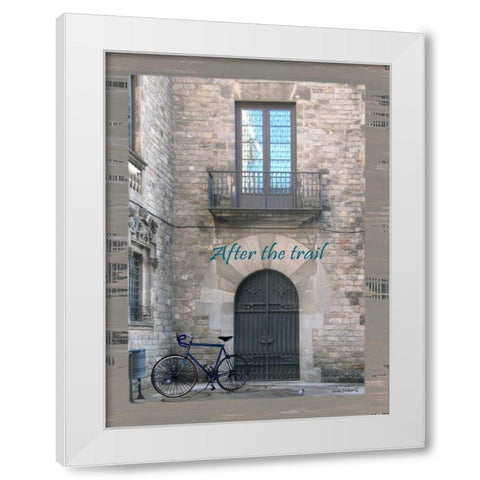 After the Trail White Modern Wood Framed Art Print by Phillips, Anita