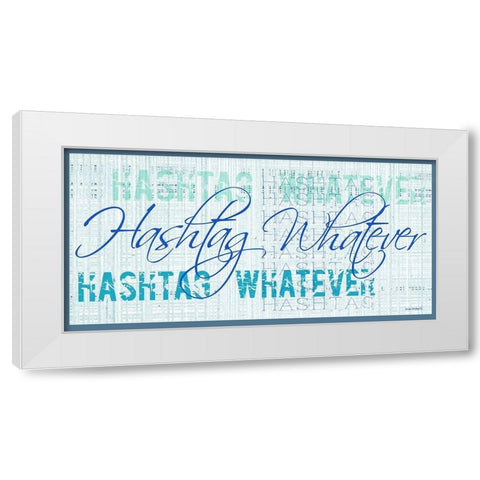 Whatever II White Modern Wood Framed Art Print by Phillips, Anita