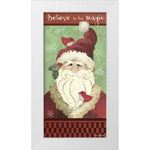 Believe in the Magic White Modern Wood Framed Art Print by Phillips, Anita