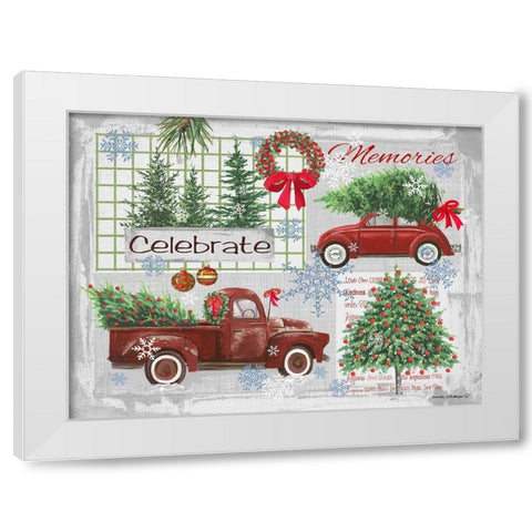 Nostalgia I White Modern Wood Framed Art Print by Phillips, Anita