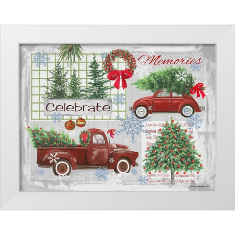 Nostalgia I White Modern Wood Framed Art Print by Phillips, Anita