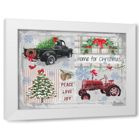 Nostalgia II White Modern Wood Framed Art Print by Phillips, Anita