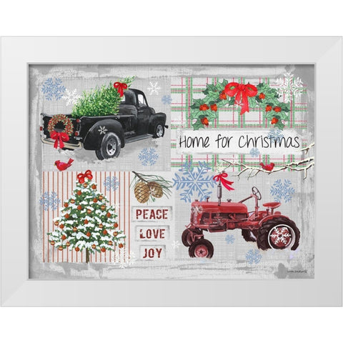 Nostalgia II White Modern Wood Framed Art Print by Phillips, Anita