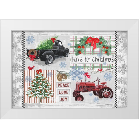 Nostalgia III White Modern Wood Framed Art Print by Phillips, Anita