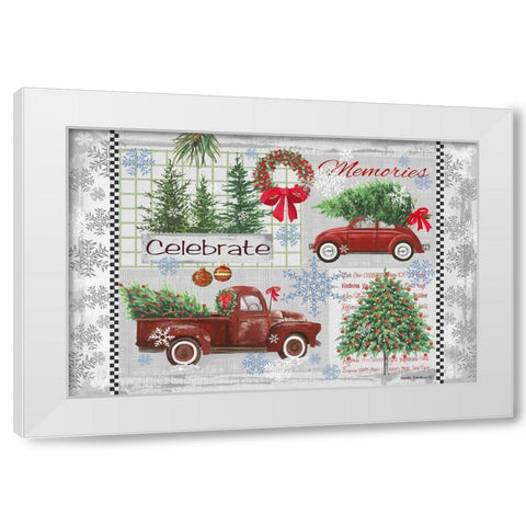 Nostalgia IV White Modern Wood Framed Art Print by Phillips, Anita