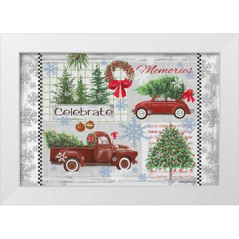 Nostalgia IV White Modern Wood Framed Art Print by Phillips, Anita