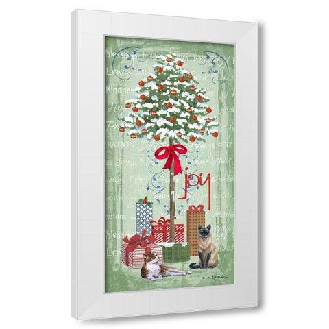 Half Tree I White Modern Wood Framed Art Print by Phillips, Anita