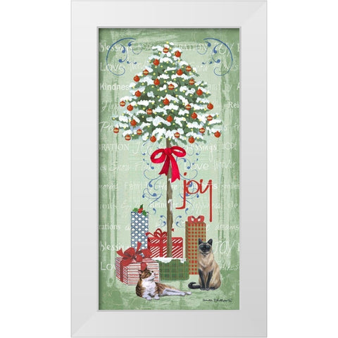 Half Tree I White Modern Wood Framed Art Print by Phillips, Anita