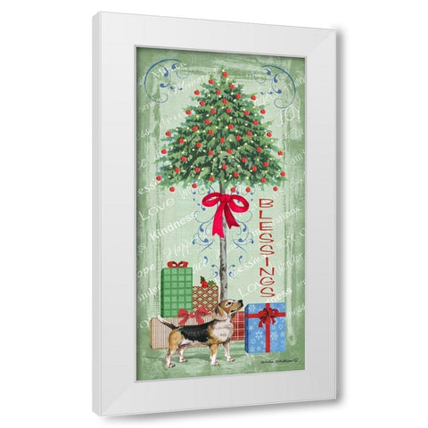 Half Tree II White Modern Wood Framed Art Print by Phillips, Anita