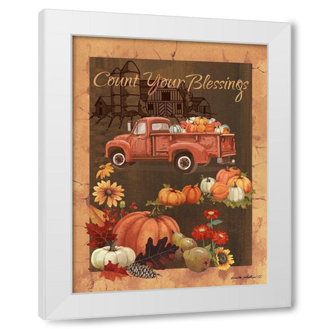 Count Your Blessings VI White Modern Wood Framed Art Print by Phillips, Anita
