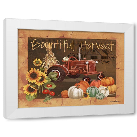 Bountiful Harvest IV White Modern Wood Framed Art Print by Phillips, Anita