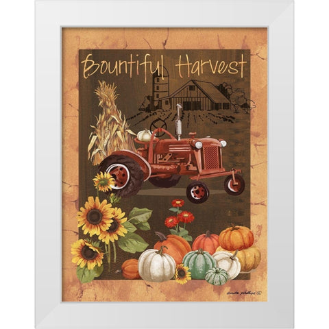 Bountiful Harvest VI White Modern Wood Framed Art Print by Phillips, Anita