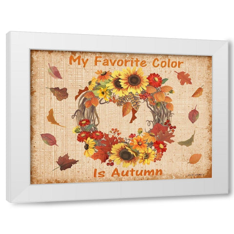 My Favorite Color White Modern Wood Framed Art Print by Phillips, Anita