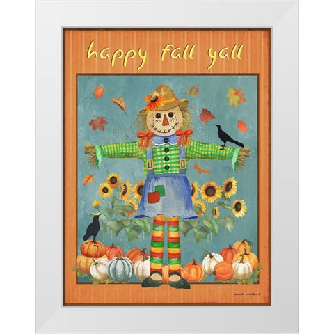 Sunflower Seeds White Modern Wood Framed Art Print by Phillips, Anita