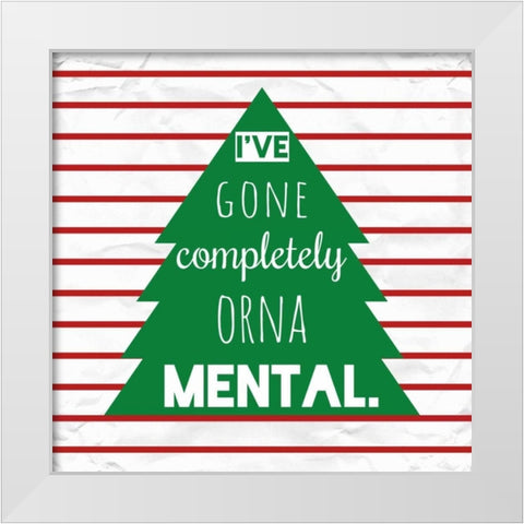 Ornamental White Modern Wood Framed Art Print by Hutchins, Ashley