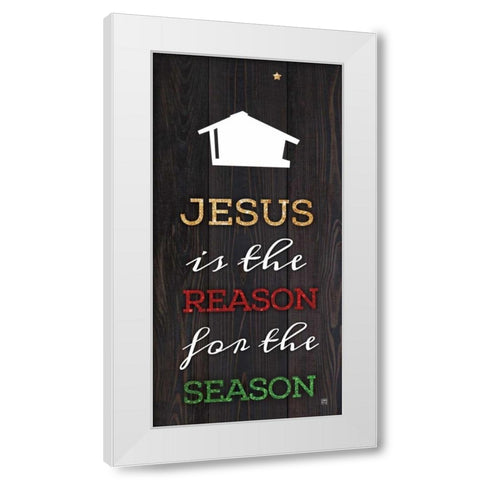 The Reason White Modern Wood Framed Art Print by Perrenoud, Aubree