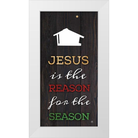 The Reason White Modern Wood Framed Art Print by Perrenoud, Aubree