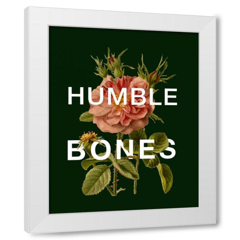 Humble Bones White Modern Wood Framed Art Print by Perrenoud, Aubree