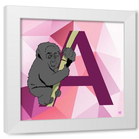 A White Modern Wood Framed Art Print by Perrenoud, Aubree